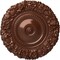 Ekena Millwork Marseille Ceiling Medallion (Fits Canopies up to 7 3/8"), Hand-Painted Copper Penny, 21"OD x 2"P CM21MACPS - alternate 1